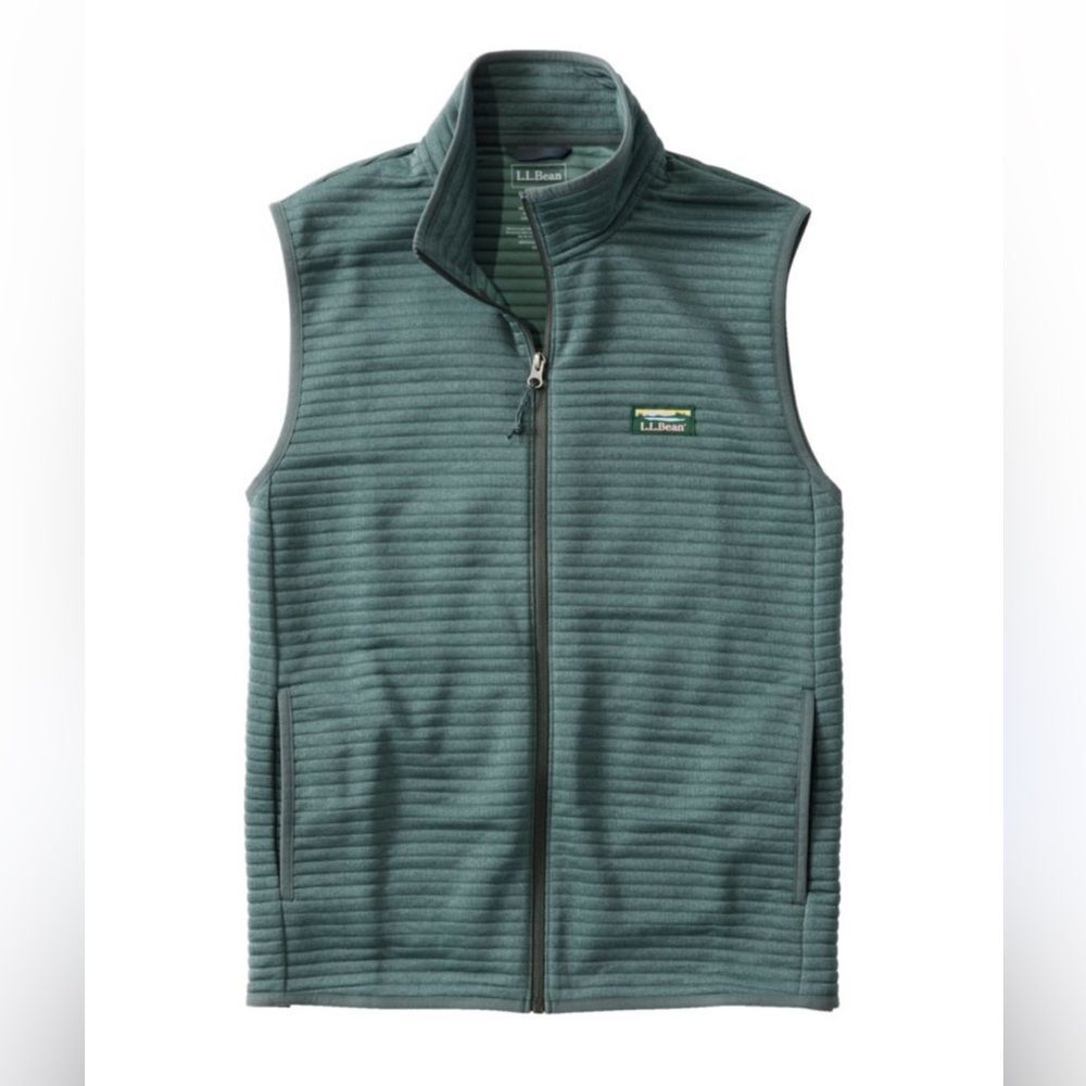 L.L.Bean Men's Airlight Vest Green Hiking Outdoor Size Xlarge UPF 50+